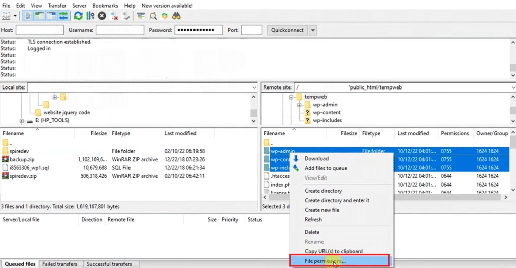 Adjust file permissions how to fix the wordpress failed to import media error? From the plus addons for elementor