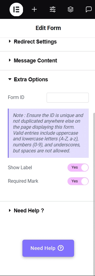 Extra option how to create contact form in elementor for free  from the plus addons for elementor