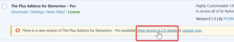 Plugin assessment how to update wordpress plugins [step-by-step] from the plus addons for elementor