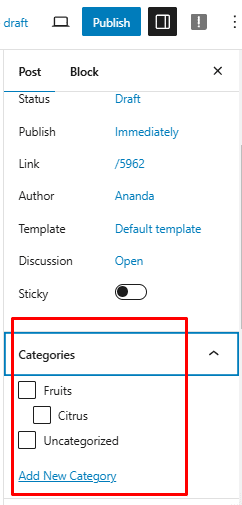 Subcategories how to add categories and subcategories in wordpress easily from the plus addons for elementor