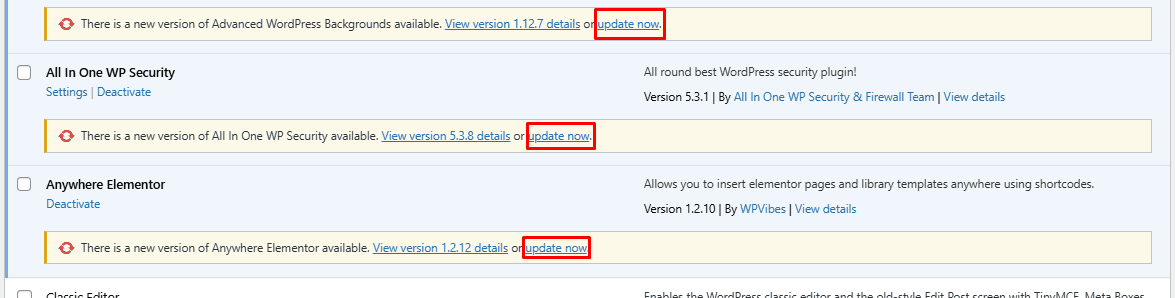 Update now how to update wordpress plugins [step-by-step] from the plus addons for elementor