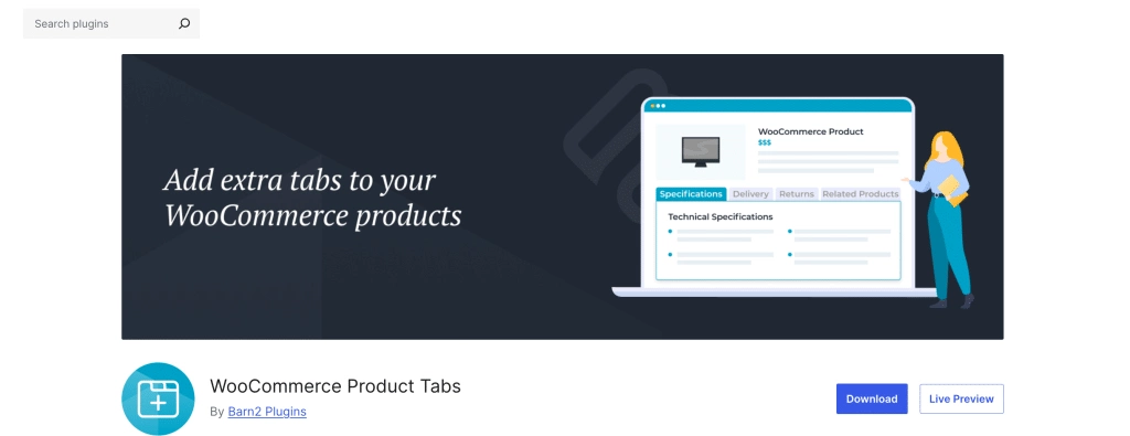 WooCommerce Product Tabs | The Plus Addons for Elementor Woocommerce product tabs 8 best wordpress tab plugins from the plus addons for elementor
