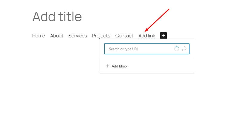 Add link or url how to create dropdown menu in wordpress from the plus addons for elementor