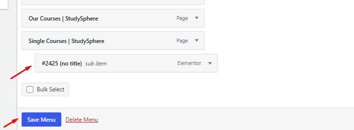 Organize menu structure and order how to create dropdown menu in wordpress from the plus addons for elementor