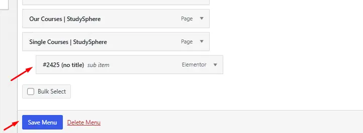 Save menu 1 how to add menu in wordpress? From the plus addons for elementor