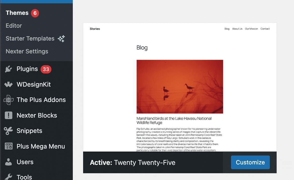 Switch to a default theme 8 ways to fix wordpress images not displaying issue from the plus addons for elementor