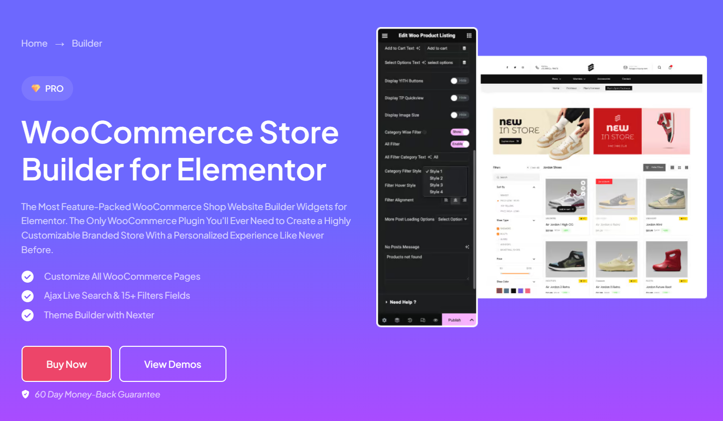 WooCommerce store builder | The Plus Addons for Elementor Woocommerce store builder how to add related products in woocommerce from the plus addons for elementor