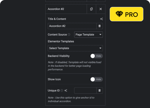 Add elementor template as nested content in accordion advanced accordion for elementor from the plus addons for elementor