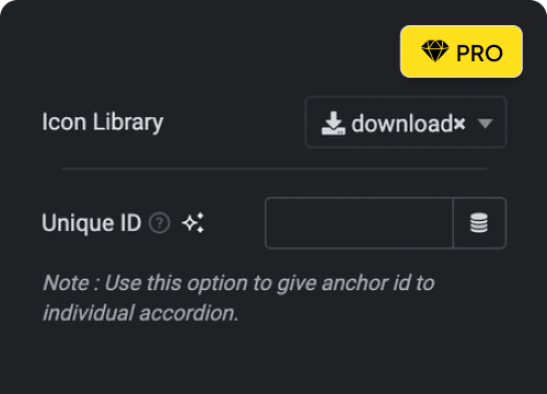 Anchor particular accordion item on scroll advanced accordion for elementor from the plus addons for elementor