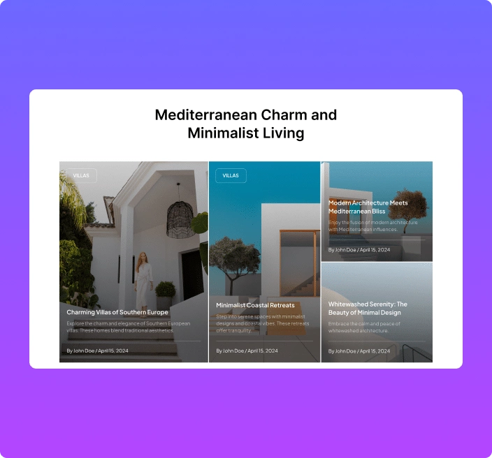 Architecture posts magazine slider dynamic magazine slider for elementor from the plus addons for elementor