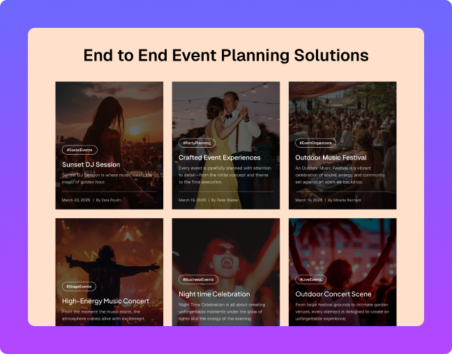 Dynamic Listing Dynamic listing