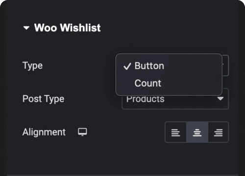 Button Count Mode | The Plus Addons for Elementor Button count mode wishlist from the plus addons for elementor