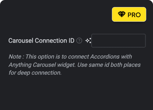 Connect accordion with carousel slider advanced accordion for elementor from the plus addons for elementor