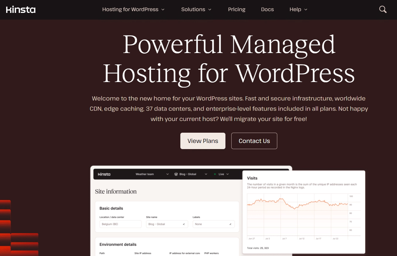 Kinsta 10 best managed hosting for wordpress from the plus addons for elementor