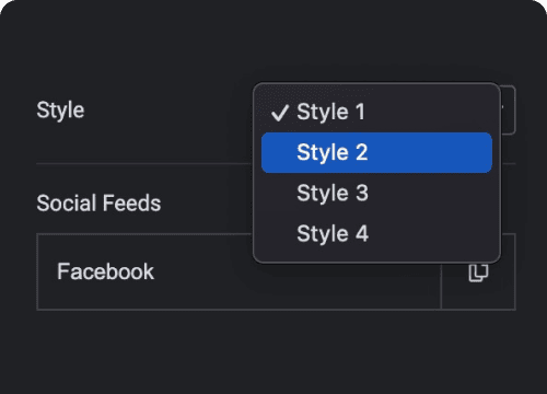 Mulitple Social Media Styles | The Plus Addons for Elementor Mulitple social media styles social feed widget for elementor from the plus addons for elementor
