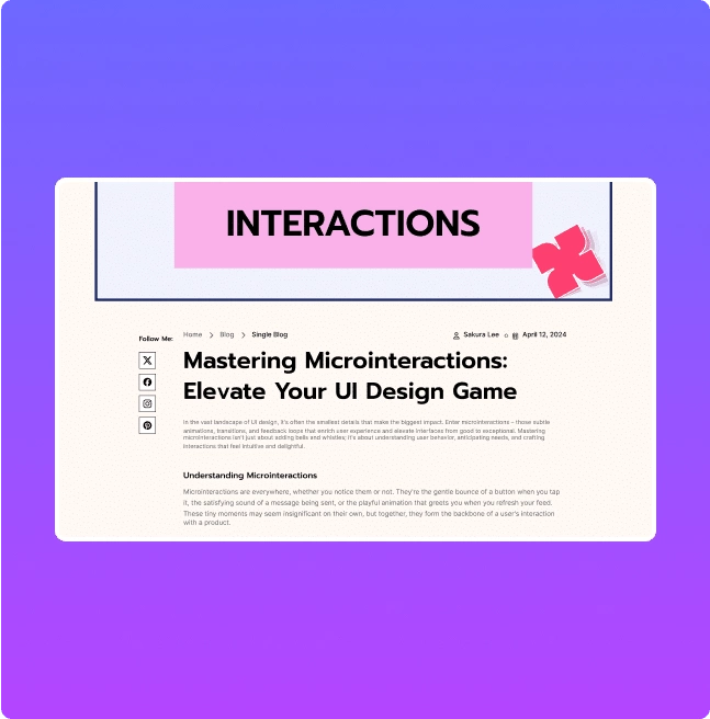 Personal blog post meta post meta for elementor from the plus addons for elementor