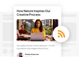 Rss feed social feed widget for elementor from the plus addons for elementor