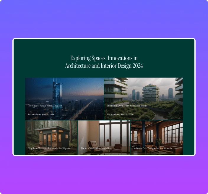 Real estate posts slider dynamic magazine slider for elementor from the plus addons for elementor