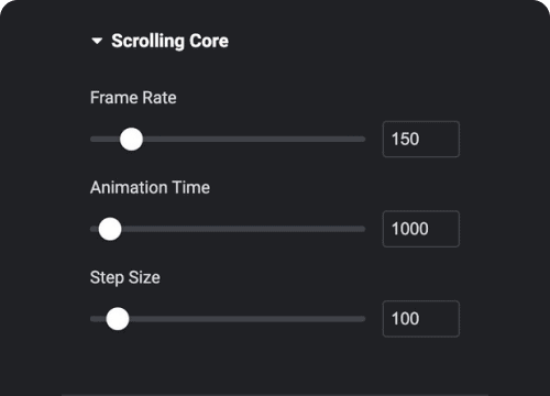Scrolling Speed Controller | The Plus Addons for Elementor Scrolling speed controller smooth scrolling effect for elementor from the plus addons for elementor