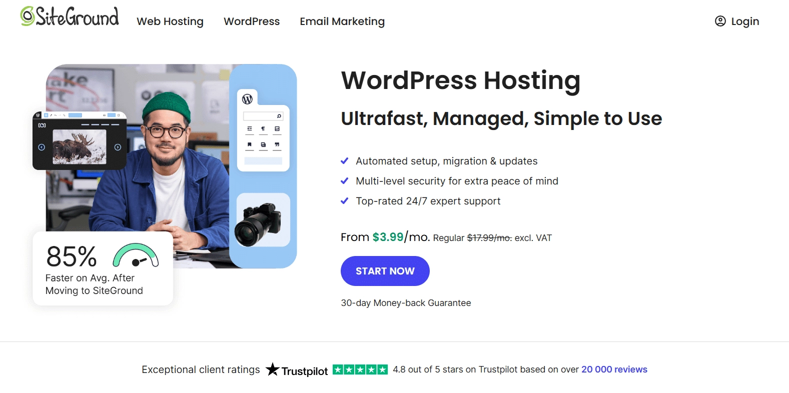Siteground 10 best managed hosting for wordpress from the plus addons for elementor