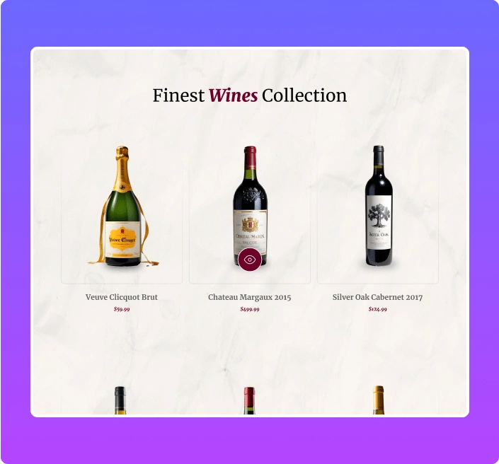 Three column product grid woocommerce products grid for elementor from the plus addons for elementor