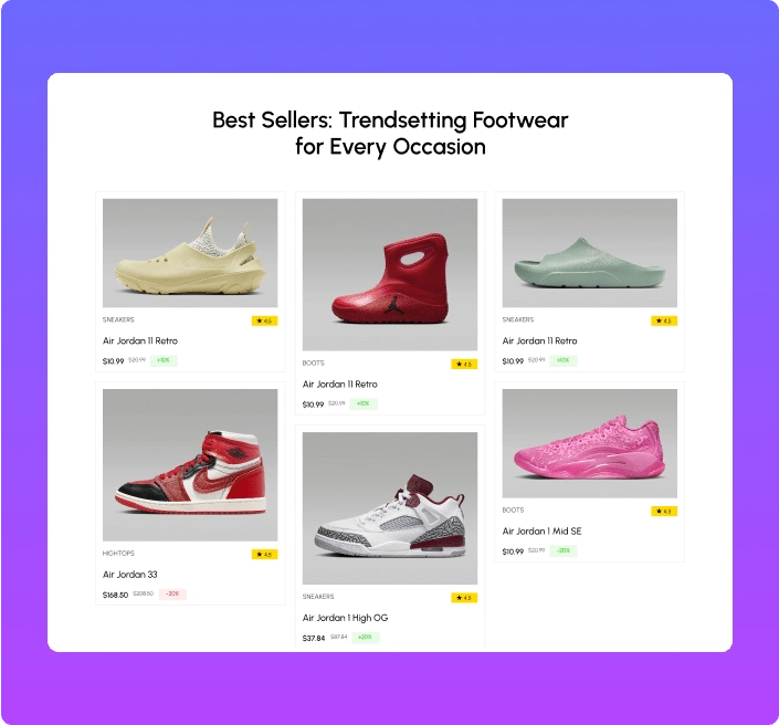 Three column product masonry woocommerce products masonry for elementor from the plus addons for elementor