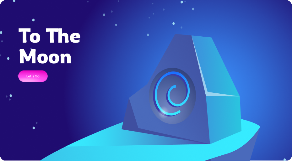 To the moon parallax smooth scroll smooth scrolling effect for elementor from the plus addons for elementor