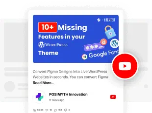 Youttube feed social feed widget for elementor from the plus addons for elementor