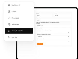 Account page image woocommerce store builder for elementor from the plus addons for elementor