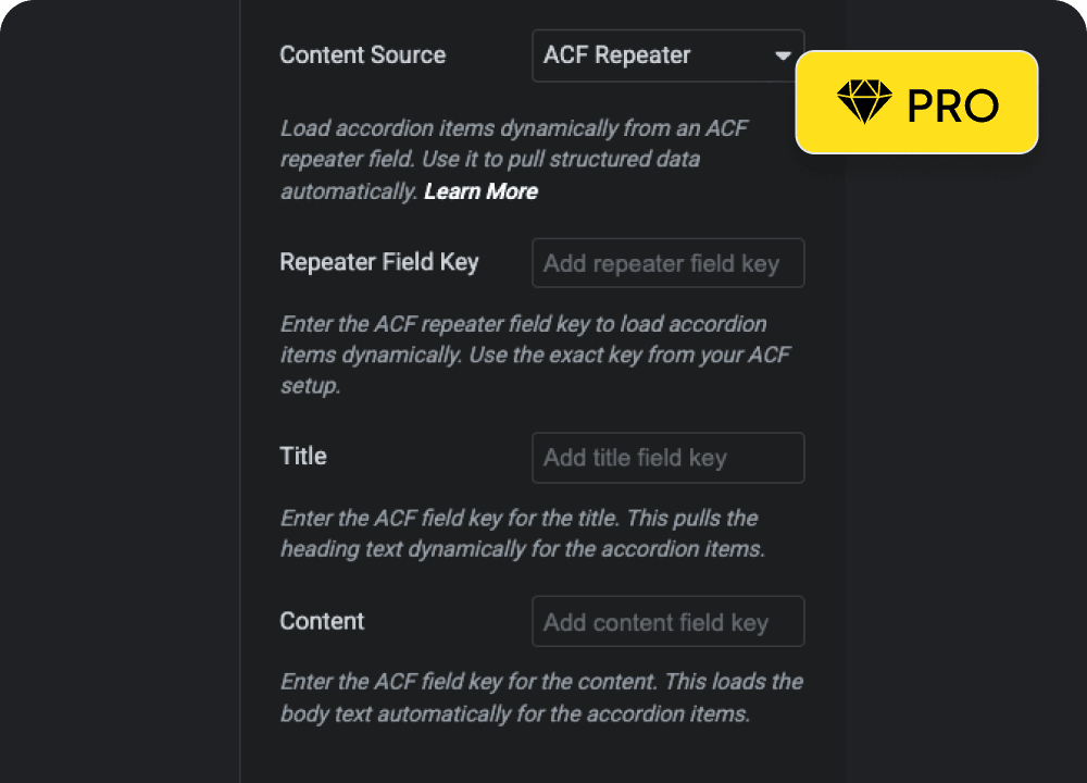 Acfsupport advanced accordion widget for elementor from the plus addons for elementor