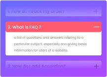 Accordion toggle loop grid builder for elementor from the plus addons for elementor