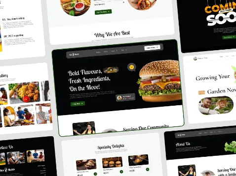 Bitemobile top 3 elementor restaurant templates [complete kit] from the plus addons for elementor