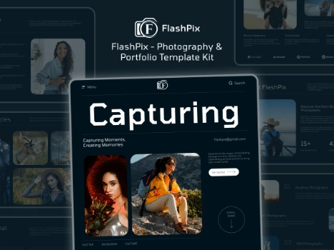 Top 3 elementor photography templates [complete kit] from the plus addons for elementor
