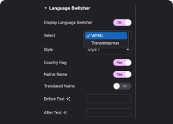 Language Switcher | The Plus Addons for Elementor Language switcher header extras for elementor from the plus addons for elementor