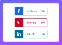 Social sharing loop blog builder for elementor from the plus addons for elementor