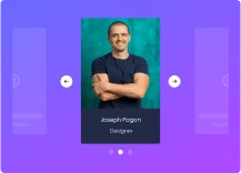 Team carousel loop carousel remote sync for elementor from the plus addons for elementor