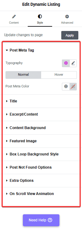 tpae dynamic listing style new | The Plus Addons for Elementor Tpae dynamic listing style new dynamic listing widget overview -test from the plus addons for elementor
