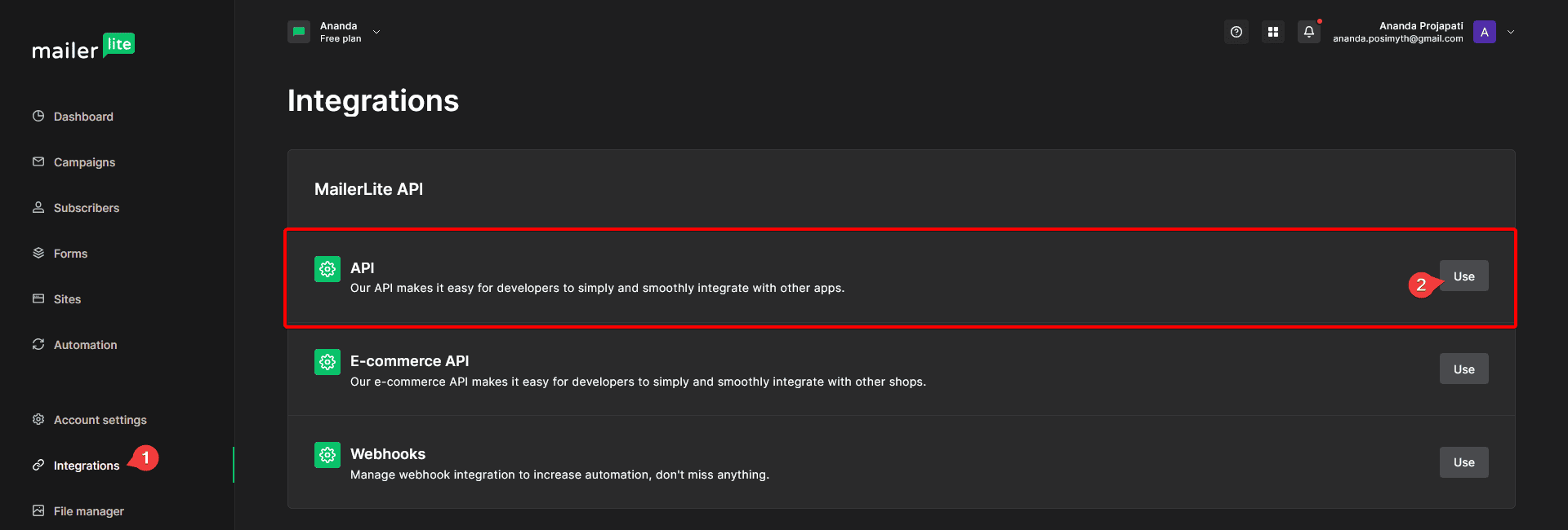 Tpae mailerlite api integration how to connect mailerlite to an elementor form? From the plus addons for elementor