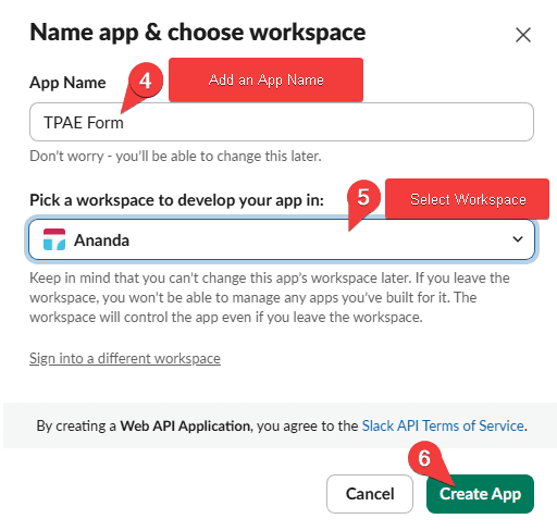 tpae slack create app and workspace name 3 | The Plus Addons for Elementor Tpae slack create app and workspace name 3 how to send a message to a slack channel from elementor form? From the plus addons for elementor