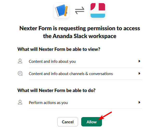 tpae slack permission access | The Plus Addons for Elementor Tpae slack permission access how to send a message to a slack channel from elementor form? From the plus addons for elementor
