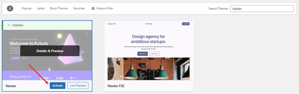 How to Hide WordPress Pages from Google Activate nexter theme
