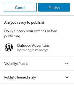 How to Hide WordPress Pages from Google Check visibility setting