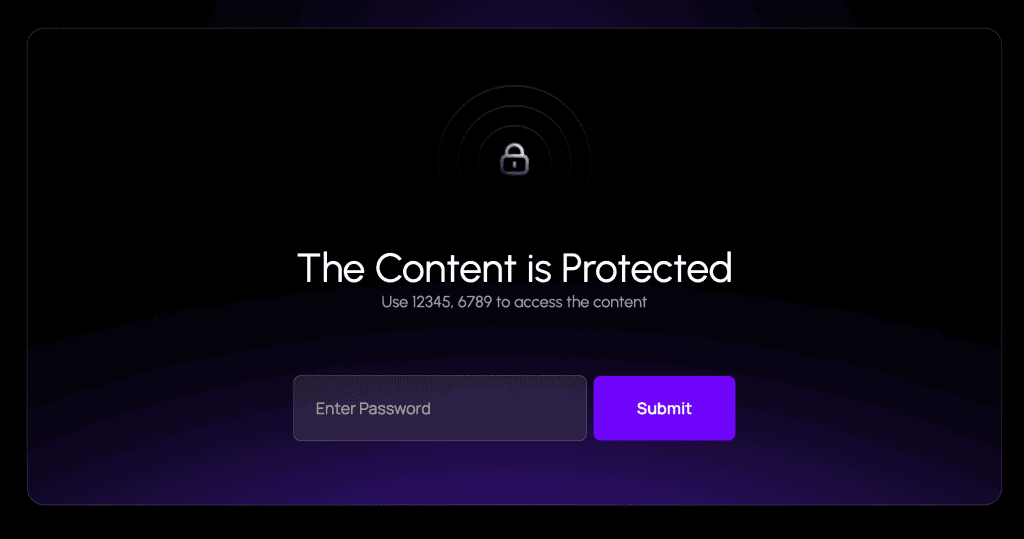 How to Hide WordPress Pages from Google Content protection demo