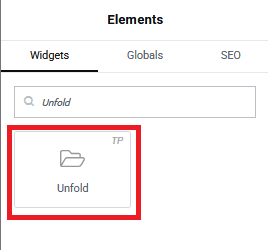 Drag and drop unfold widget how to show and hide text in wordpress from the plus addons for elementor