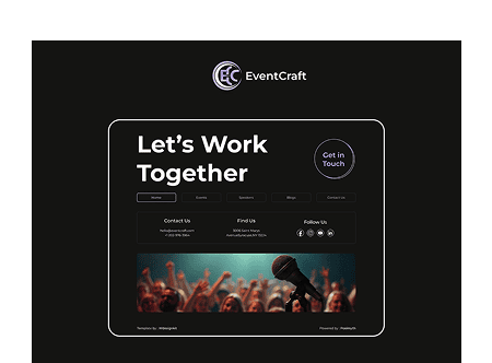 Footer two | The Plus Addons for Elementor Footer two theme builder for elementor from the plus addons for elementor