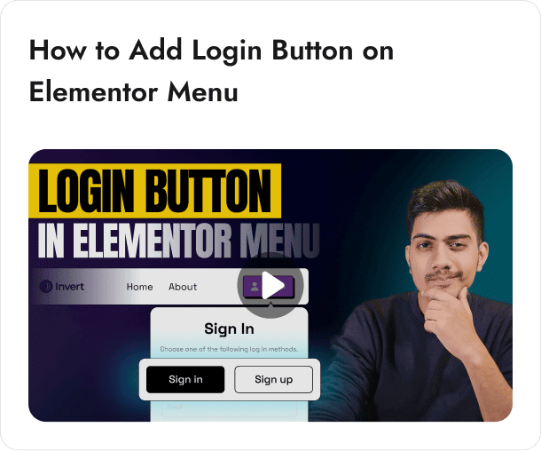How to add login button on elementor menu may 2025 monthly updates: sticky video support, fallback for social feeds, new widgets presets & more from the plus addons for elementor