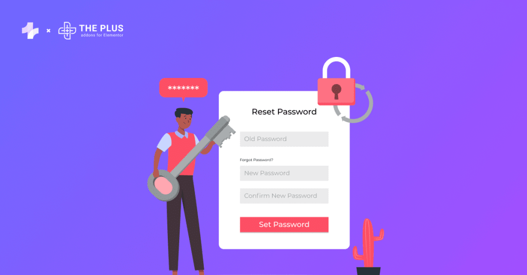Reset password demo image | The Plus Addons for Elementor Reset password demo image how to reset wordpress password from the plus addons for elementor