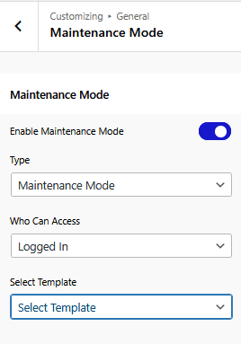 How to Hide WordPress Pages from Google Setup maintenance mode