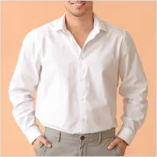 White Oxford shirt | The Plus Addons for Elementor White oxford shirt vertical mega menu widget for elementor from the plus addons for elementor