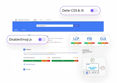 Advance performance admin and site enhancements extensions for wordpress from the plus addons for elementor